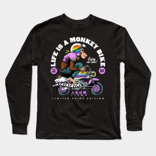Pride Monkey Bike Edition Long Sleeve T-Shirt
